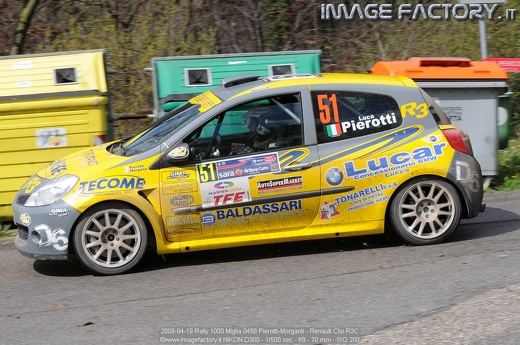 2008-04-19 Rally 1000 Miglia 0456 Pierotti-Morganti - Renault Clio R3C